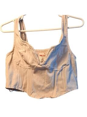 Lone Star corset style crop top size large festival